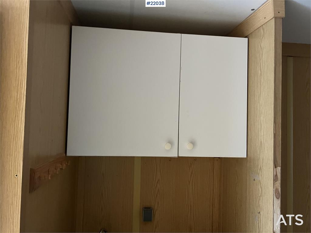 20 fot container m/ wc, dusj, vask, varmtvannsbere 2000 22038 20 fot container m/ wc, dusj, vask, varmtvannsbere 2000 1 im...