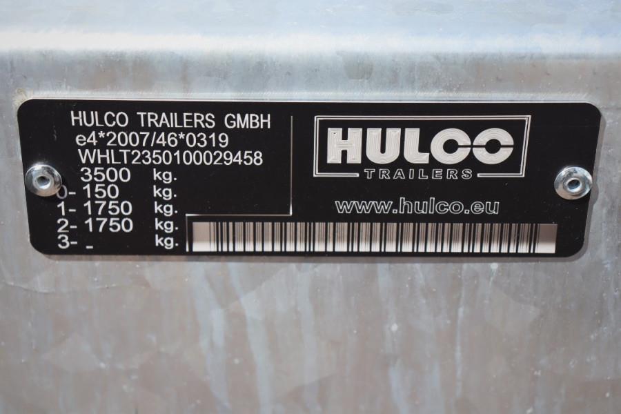 Hulco Terrax-2 3500kg 2 Axel Trailer, 2.770 kg Capacity, 2021 HULCO - Terrax-2 3500kg - 60729 Hulco Terrax-2 3500kg 2 Axel...