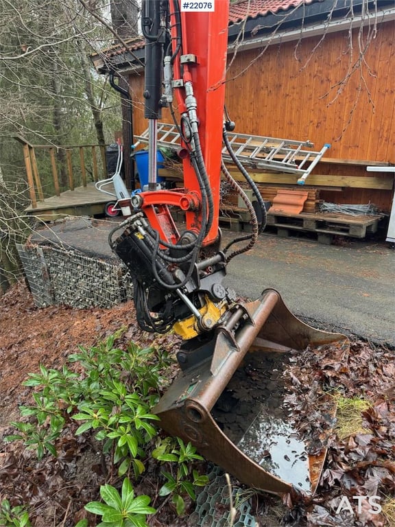 Kubota U36-4 Beltegraver m/ 4 skuffer, rotortilt og klype 2020 22076 U36-4 Beltegraver m/ 4 skuffer, rotortilt og klype 20...