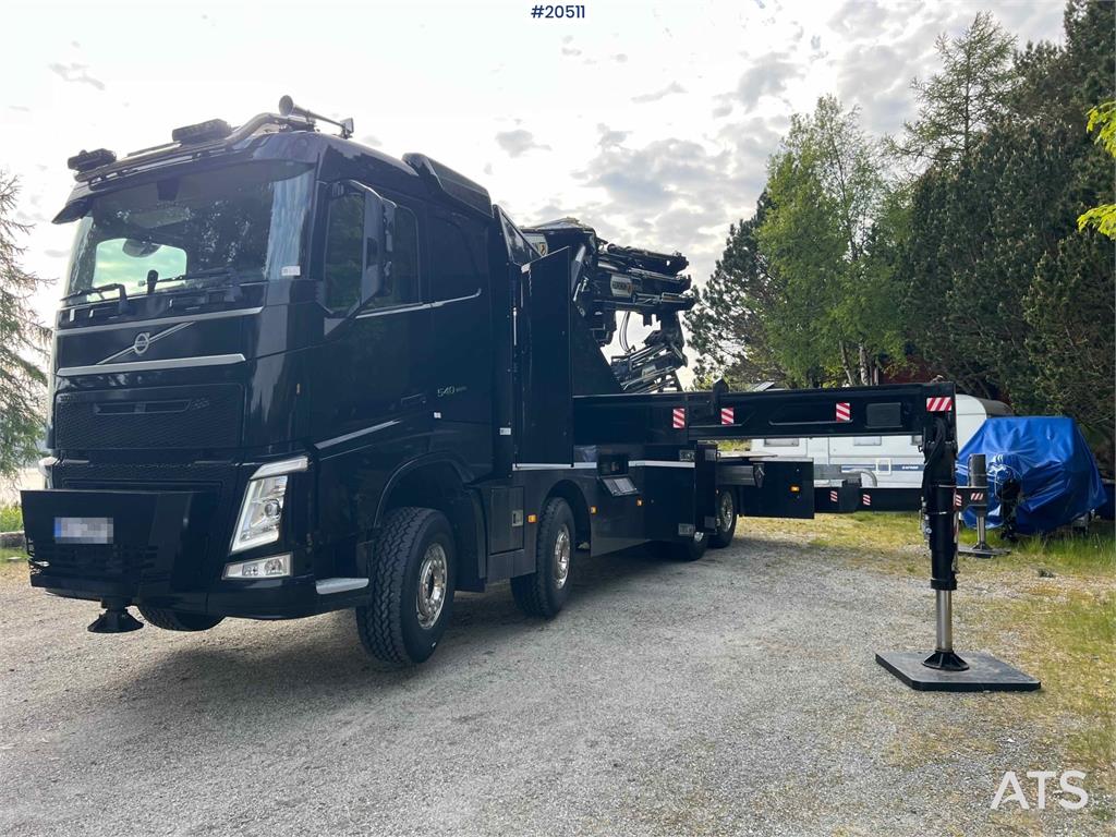 Volvo FH 540 8x2 Crane truck w/ 165 t/m HIDROKON crane w 2021 20511 FH 540 8x2 Crane truck w/ 165 t/m HIDROKON crane w 202...