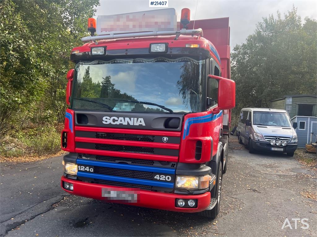 Scania P124G 6x2 Tippbil 2003 21407 P124G 6x2 Tippbil 2003 1 Tipper trucks image 3