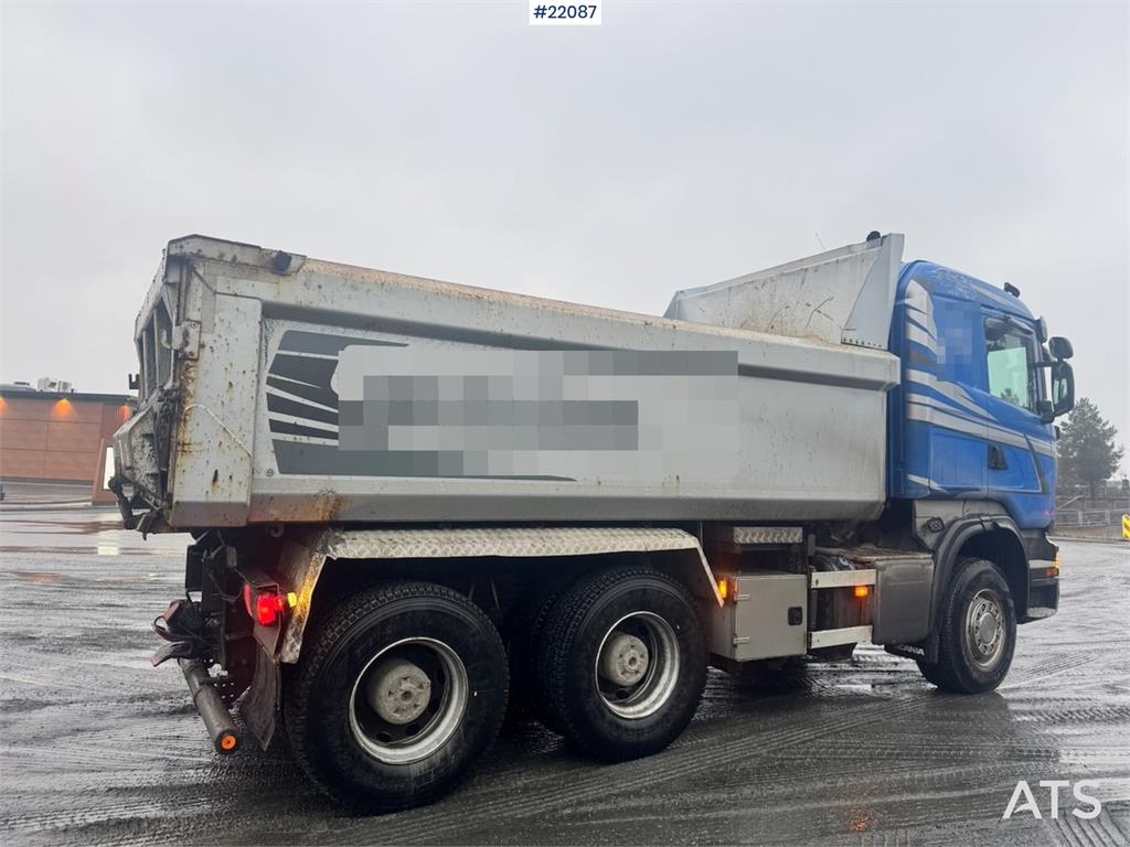 Scania R560 6x4 tipper truck, snow plough equipped, with 2013 22087 R560 6x4 tipper truck, snow plough equipped, with 2013...