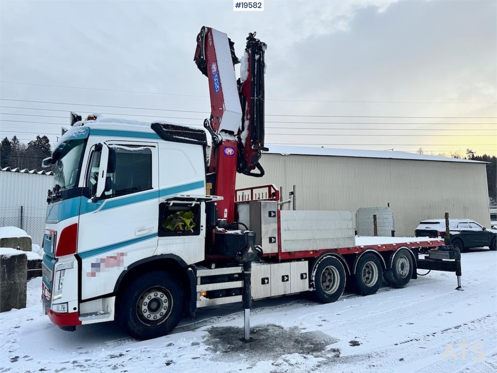 Volvo FH540 8x4 Tridem Crane truck w/ 50 t/m HMF crane w 2019 19582 FH540 8x4 Tridem Crane truck w/ 50 t/m HMF crane w 201...