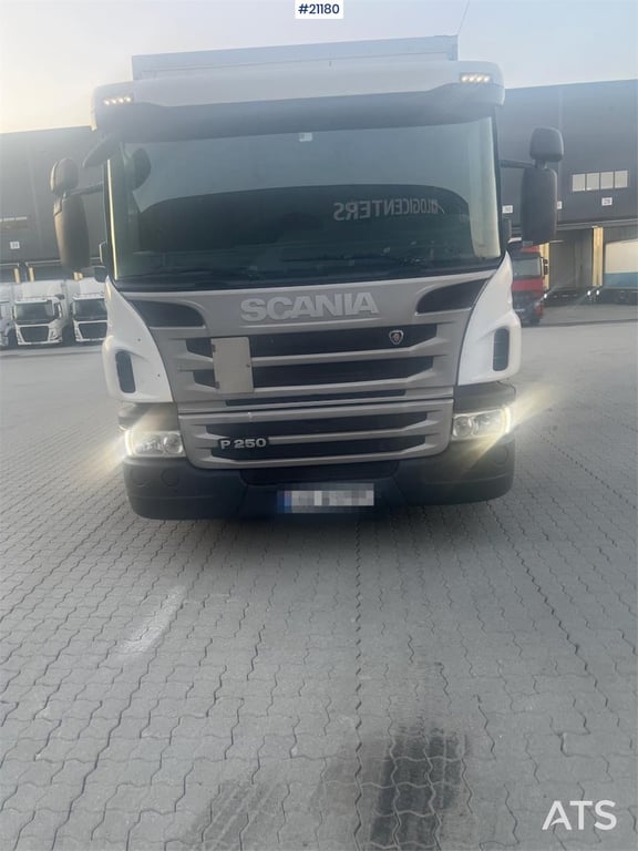 Scania P250 4x2 Box truck w/ Full side opening. Euro 6 2014 21180 P250 4x2 Box truck w/ Full side opening. Euro 6 2014 1 i...