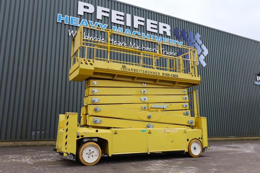PB LIFT S195-12ES Electric, 19.6m Working Height, 700 2015 PB LIFT - S195-12ES - 90305 PB LIFT S195-12ES Electric, 19.6m W...