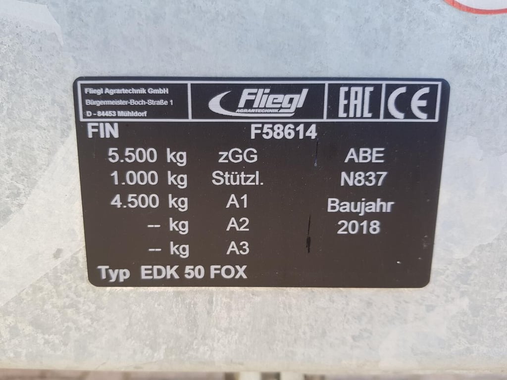 Fliegl kipper EDK 50 2018 6581 Fliegl kipper EDK 50 2018 0 Dump trailers image 9