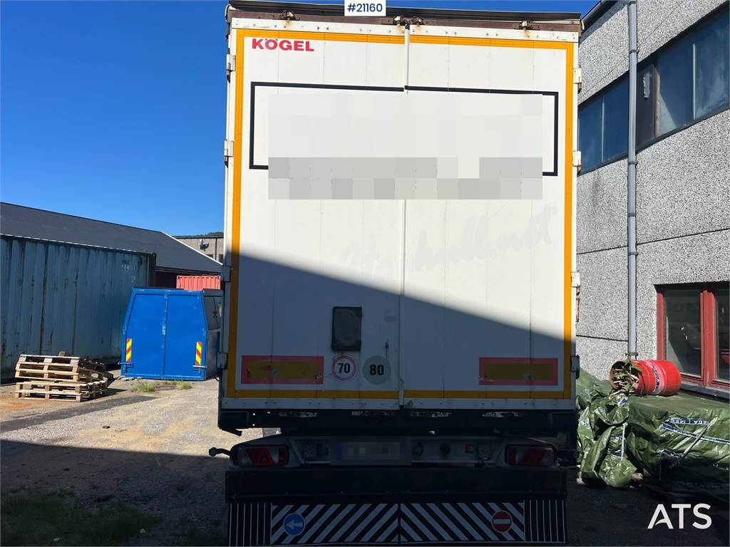 Kögel SN 24 3 axle trailer w/ full side opening on both 2014 21160 Kögel SN 24 3 axle trailer w/ full side opening on both...