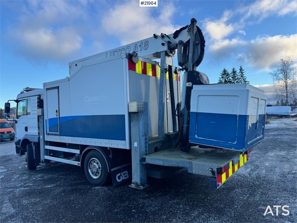 MAN TGM 15.250 Lift truck w/ 18 m Working height. 132, 2010 21964 TGM 15.250 Lift w/ 18 m Working height. 132, 2010 1 image 8