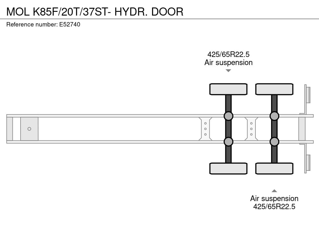 MOL K85F/20T/37ST- HYDR. DOOR 2007 E52740 MOL K85F/20T/37ST- HYDR. DOOR 2007 1 image 8