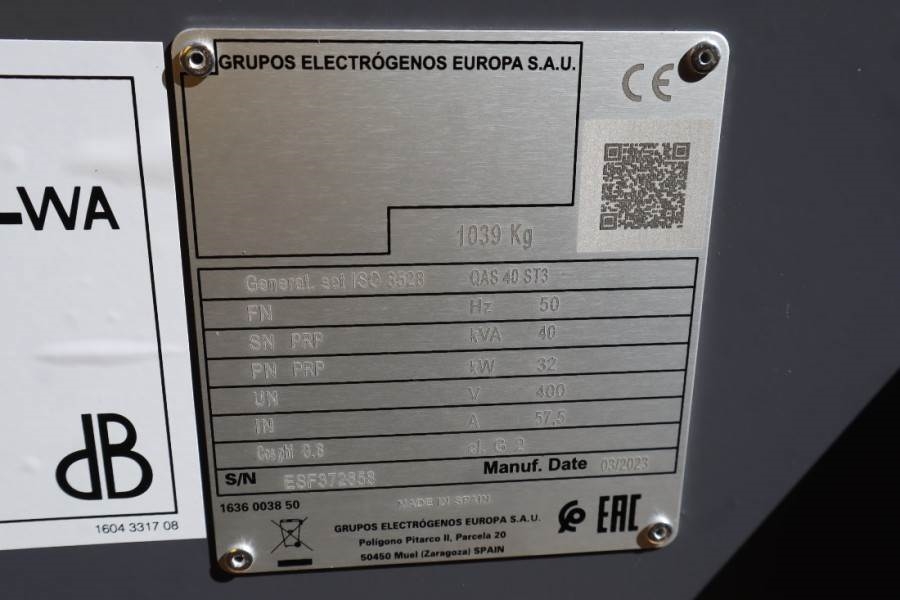 Atlas Copco QAS 40 ST3 Valid inspection, *Guarantee! Diesel, 4 2023 ATLAS COPCO - QAS 40 ST3 - 61588 QAS 40 ST3 Valid insp...