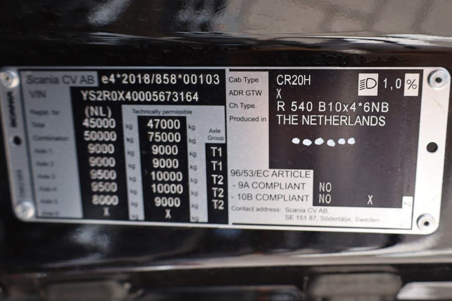 Scania R540 B10x4 With CORMACH 150tm Crane Valid inspecti 2023 SCANIA - R540 B10x4 With CORMACH 150tm Crane - 631 R540 B10...