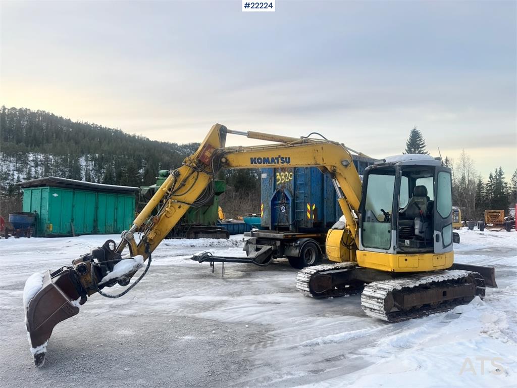 Komatsu PC78US-6 w/ Rototilt – 3 buckets – 6,300 hours WAT 2005 22224 PC78US-6 w/ Rototilt – 3 buckets – 6,300 hours WAT 2...