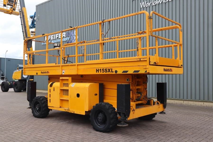 Haulotte H15SXL Diesel, 4x4 Drive, 15m Working Height, 500k 2011 HAULOTTE - H15SXL - 62922 H15SXL Diesel, 4x4 Drive, 15m W...