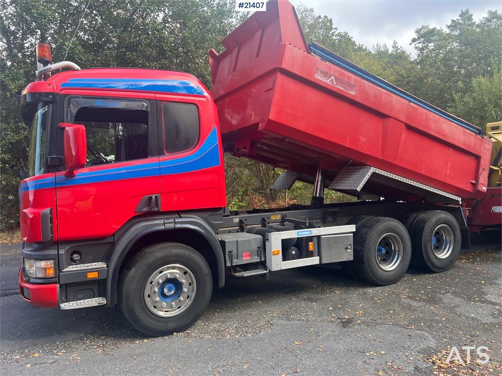Scania P124G 6x2 Tippbil 2003 21407 P124G 6x2 Tippbil 2003 1 Tipper trucks image 12