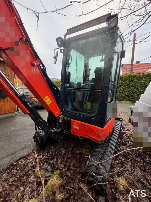 Kubota U36-4 Beltegraver m/ 4 skuffer, rotortilt og klype 2020 22076 U36-4 Beltegraver m/ 4 skuffer, rotortilt og klype 20...