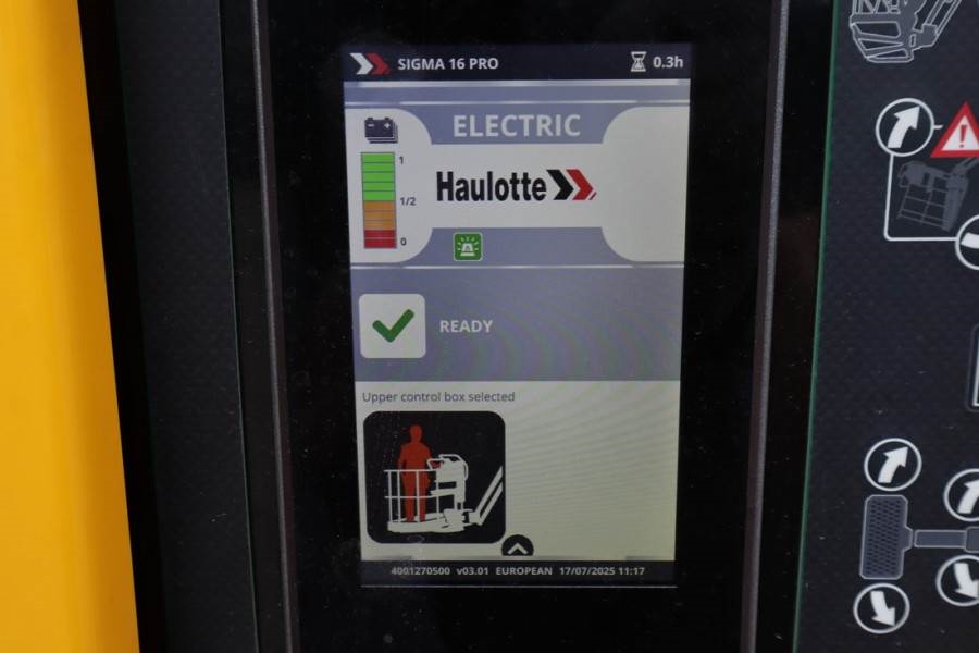 Haulotte SIGMA 16PRO NEW / UNUSED, Valid Inspection, *Guara 2025 HAULOTTE - SIGMA 16PRO - 63785 SIGMA 16PRO NEW / UNUSED, ...