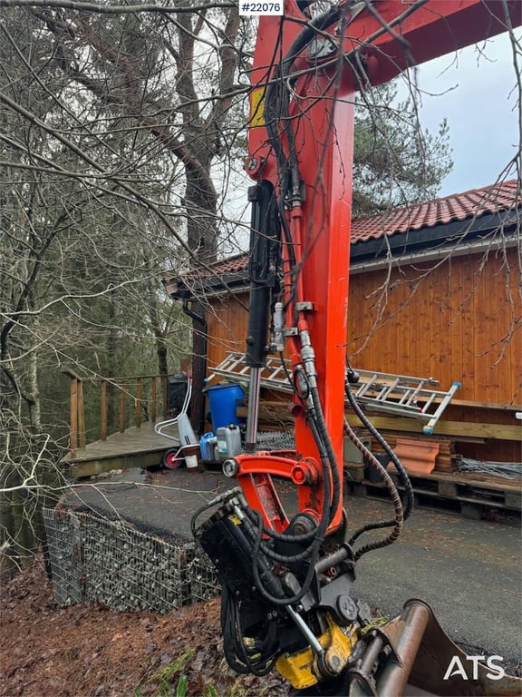 Kubota U36-4 Beltegraver m/ 4 skuffer, rotortilt og klype 2020 22076 U36-4 Beltegraver m/ 4 skuffer, rotortilt og klype 20...