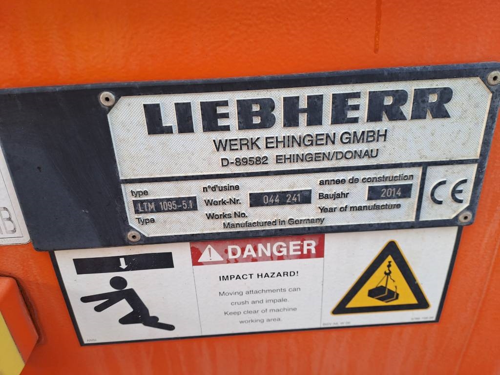 Liebherr LTM1095-5.1 2014 ATR-1994 LTM1095-5.1 2014 1 Mobile Cranes image 13