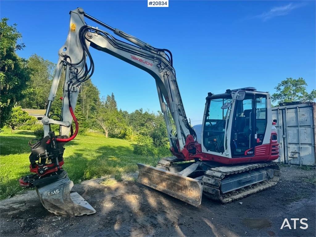 Takeuchi TB290-2 Crawler Excavator w/ Rototilt, 3 Buckets a 2023 20834 TB290-2 Crawler Excavator w/ Rototilt, 3 Buckets a ...