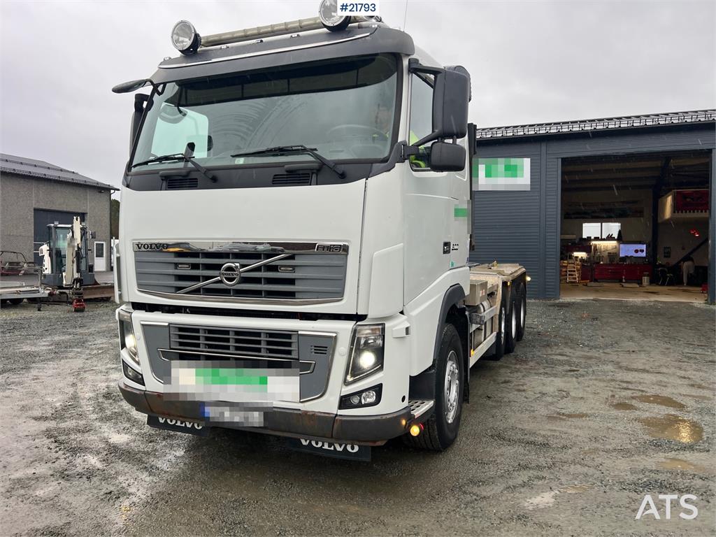 Volvo fh16 8x4 pusher hook truck w/ 24T multilift Hook 2011 21793 fh16 8x4 pusher hook truck w/ 24T multilift Hook 2011 1 ...