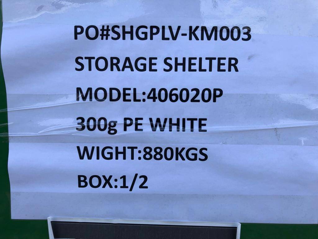 Construction tent Eversteel 406020P New Onbekend 0 image 4