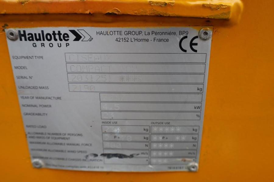 Haulotte Compact 10N As-Is, Electric, 10m Working Height, 2 2015 HAULOTTE - Compact 10N - 30119 Compact 10N As-Is, Electri...