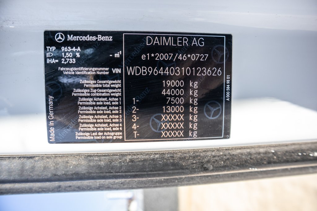 MERCEDES AROCS 1845 HAD - 4X4 + HYDR. 2017 E60095 AROCS 1845 HAD - 4X4 + HYDR. 2017 1 image 11