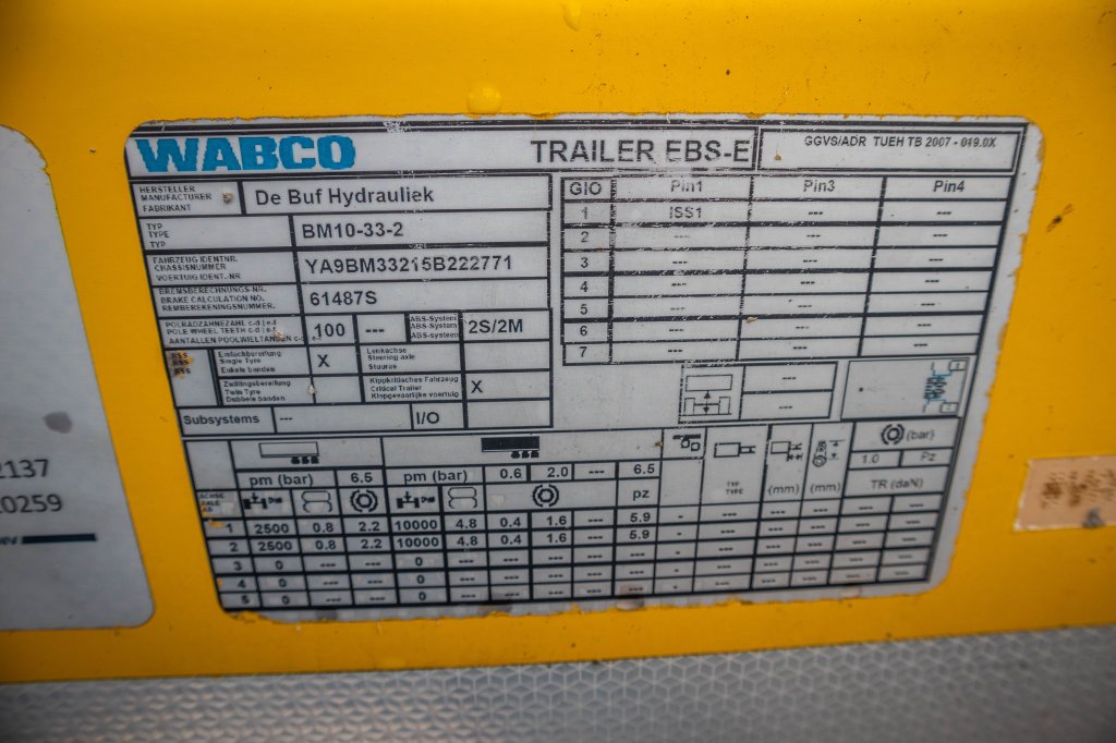 DE BUF BETON MIXER/MALAXEUR/MISCHER10M3 2015 E61059 De Buf BETON MIXER/MALAXEUR/MISCHER10M3 2015 1 image 5