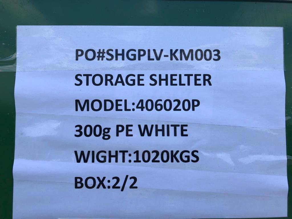 Construction tent Eversteel 406020P New Onbekend 0 image 5