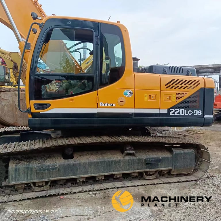 HYUNDAI R220LC-9S Used Crawler Excavator Original Good Condition R220LC-9S 2019 1 Crawler Excavators image 2