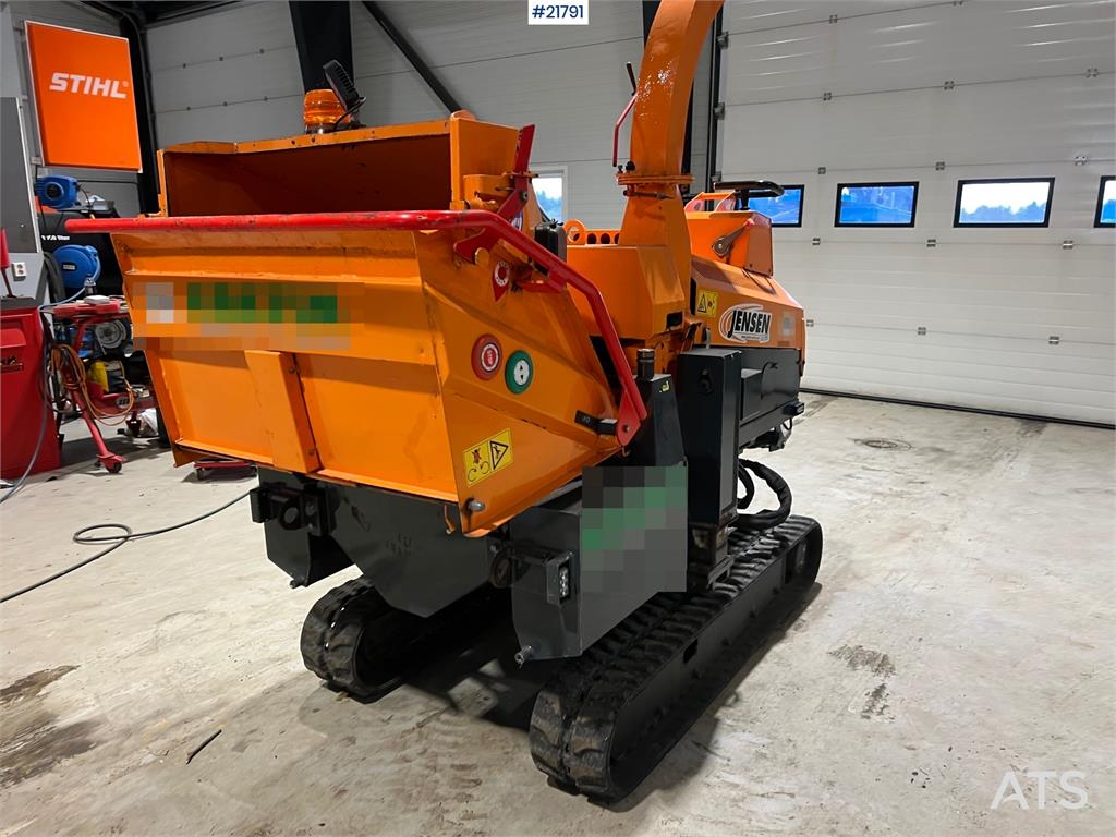 Jensen A540 spider wood chipper w/hydraulic raise and low 2017 21791 Jensen A540 spider wood chipper w/hydraulic raise and...
