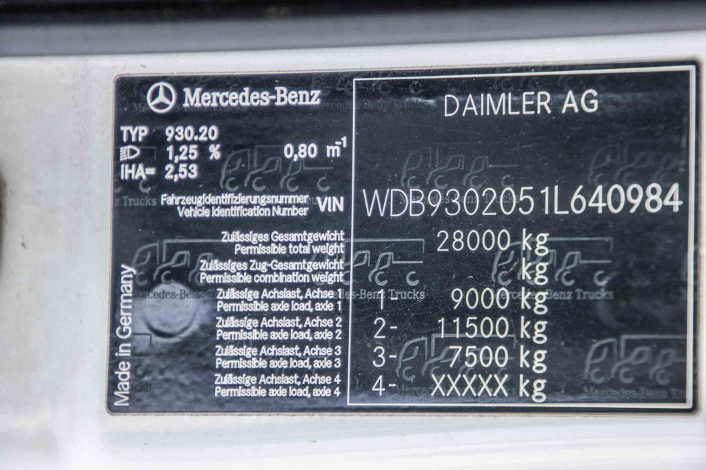 MERCEDES ACTROS 2544-MP3+MAGYAR-INOX-18.200L+6COMP 2012 E58548 ACTROS 2544-MP3+MAGYAR-INOX-18.200L+6COMP 2012 1 image 12