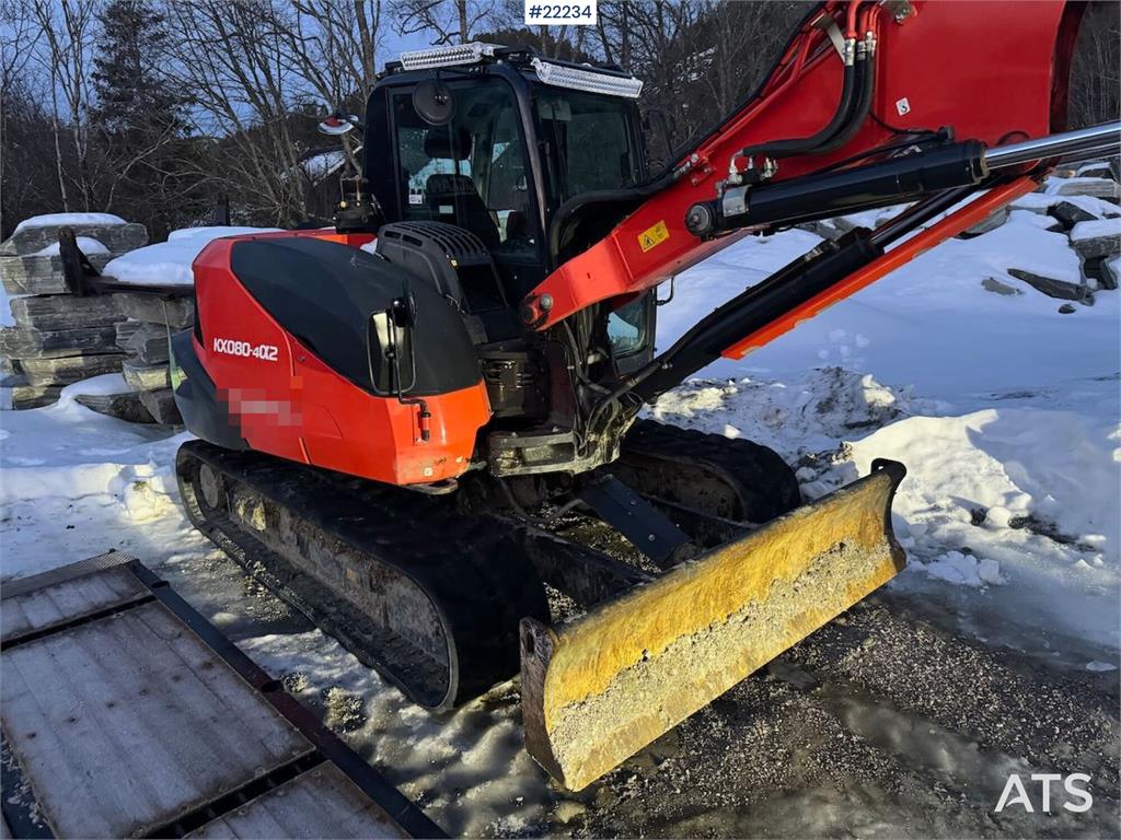 Kubota KX080-4α2 Beltegraver m/ 2 delt bom, tilt og 2 sku 2020 22234 KX080-4α2 Beltegraver m/ 2 delt bom, tilt og 2 sku 20...