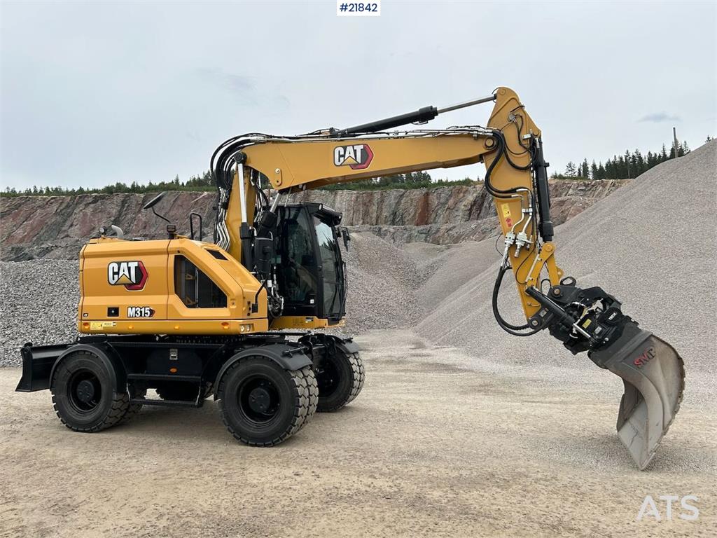 CAT M315 wheel digger w/ tilt and bucket 2023 21842 M315 wheel digger w/ tilt and bucket 2023 1 Crawler Excavators image 16