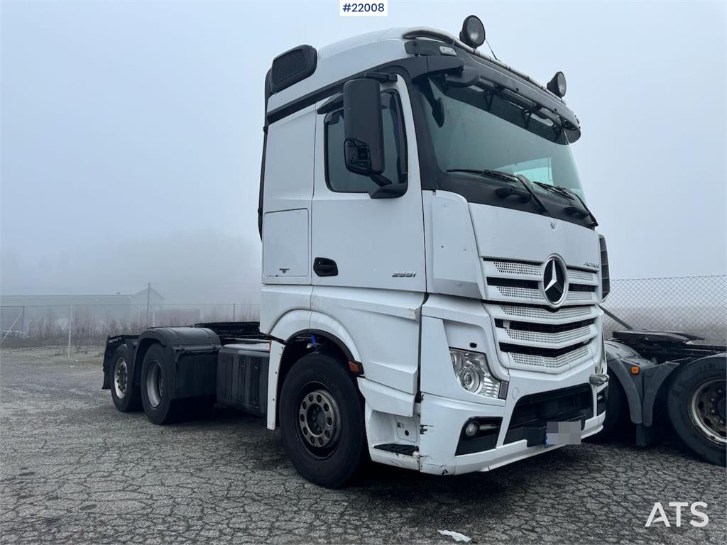Mercedes-Benz Actros 2551 6x2 Tractor Unit – Repair Object 2014 22008 Actros 2551 6x2 Tractor Unit – Repair Object 2014 1 ...