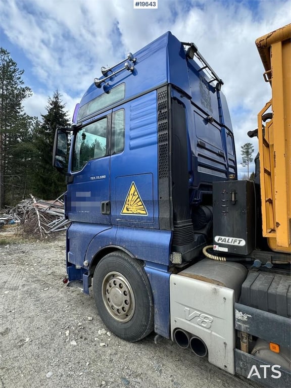 MAN TGX 33.680 Hooklift Truck with Palift Hook 2008 19643 TGX 33.680 Hooklift with Palift Hook 2008 1 image 14