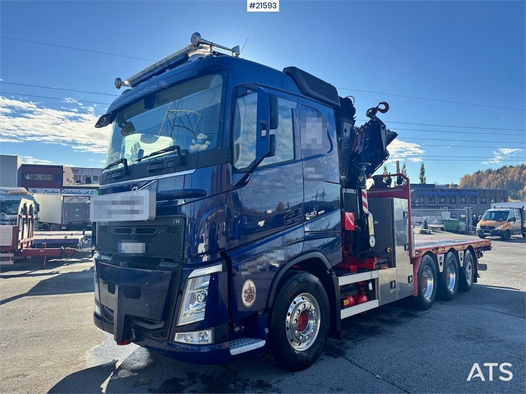 Volvo FH540 Combi truck w/ 54 t/m Fassi crane w/ Jib and 2022 21593 FH540 Combi truck w/ 54 t/m Fassi crane w/ Jib and 202...