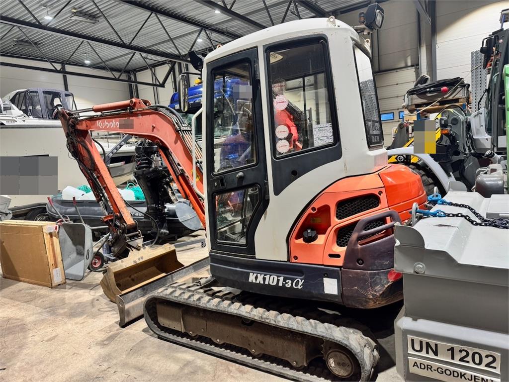 Kubota KX101-3 Mini Excavator w/ Bucket and Grab 2005 21838 KX101-3 Mini Excavator w/ Bucket and Grab 2005 1 image 5