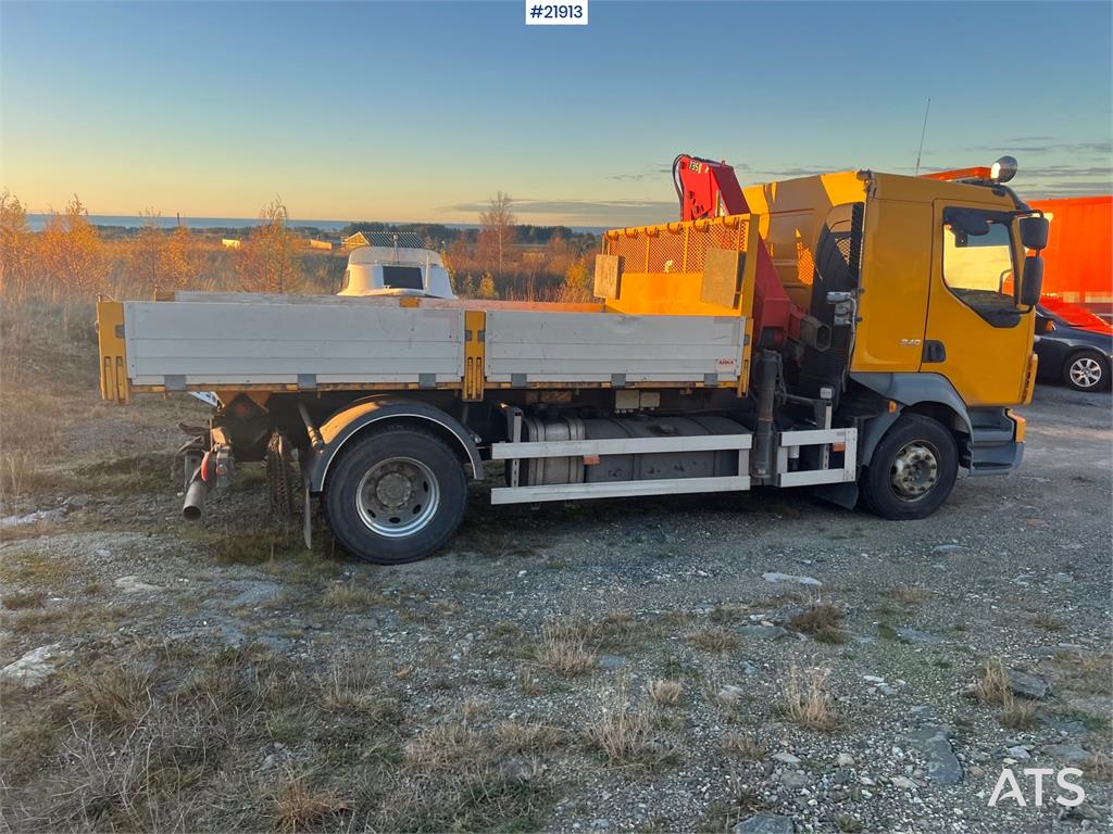 Volvo FL240 brøyterigget kranbil m/ HMF735 kran, grabb o 2013 21913 FL240 brøyterigget kranbil m/ HMF735 kran, grabb o 201...