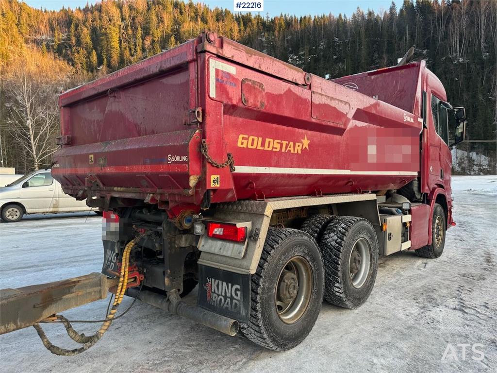Scania R650 6x4 tipper truck with Sørling triple-axle tra 2020 22216 R650 6x4 tipper truck with Sørling triple-axle tra 20...