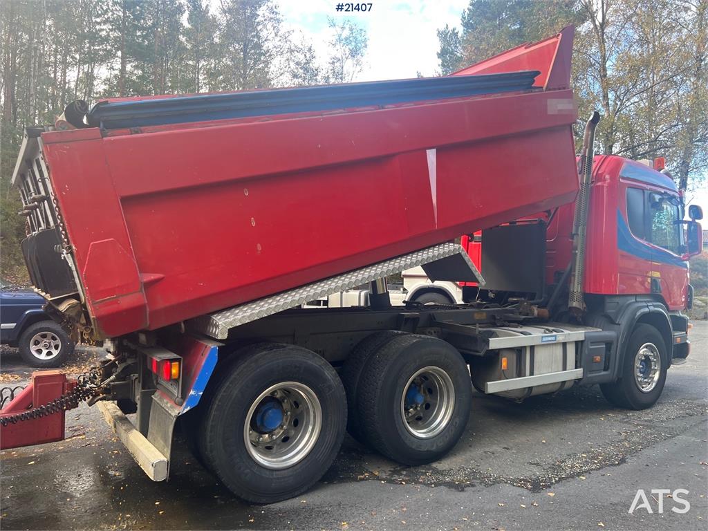 Scania P124G 6x2 Tippbil 2003 21407 P124G 6x2 Tippbil 2003 1 Tipper trucks image 9