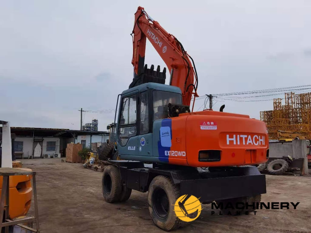 HITACHI Wheel Excavator EX120WD Low Price EX120WD 2019 1 Wheeled Excavators image 5