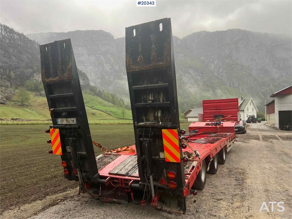 Damm SE-51M 3 axle Machine trailer w/ hydraulic driving 2009 20343 Damm SE-51M 3 axle Machine trailer w/ hydraulic driving...