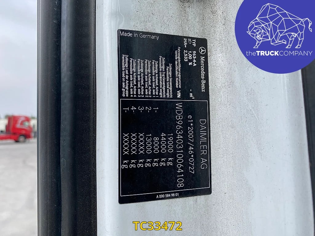 Mercedes-Benz Actros 1945 2017 TC33472 Actros 1945 2017 1 image 13