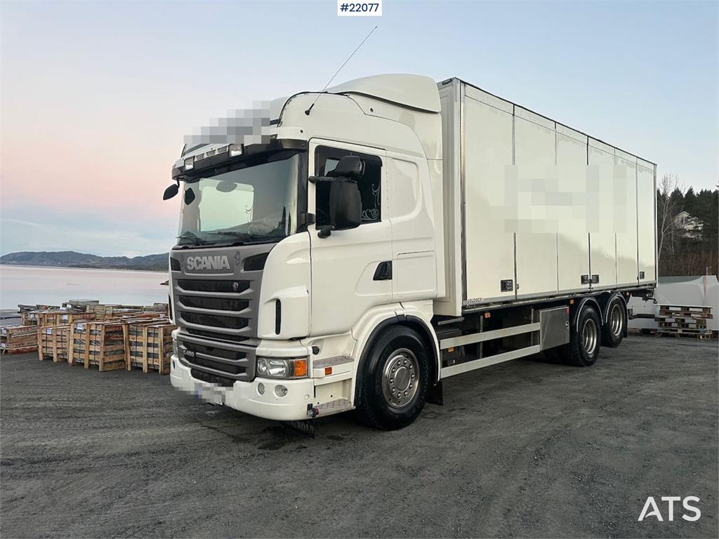 Scania G480 6x2 box truck with full side opening. 2013 22077 G480 6x2 box truck with full side opening. 2013 1 image 16