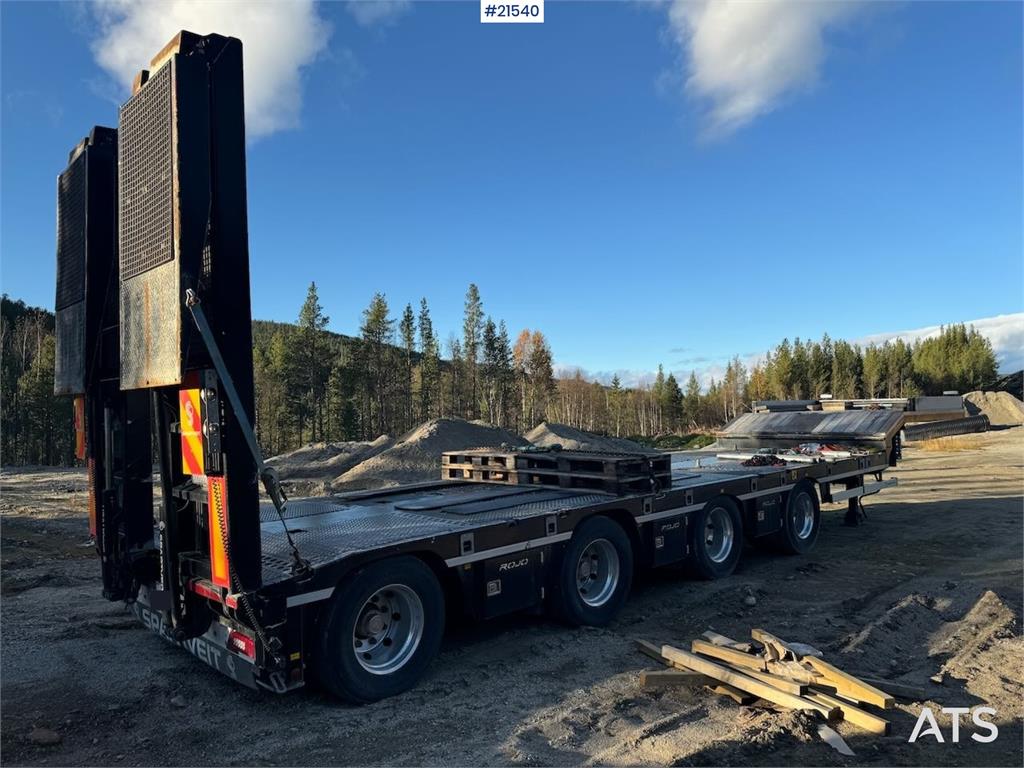 Rojo Machine semi w/ hydraulic drive bridges 2021 21540 ROJO Machine semi w/ hydraulic drive bridges 2021 1 Lowloader trai...