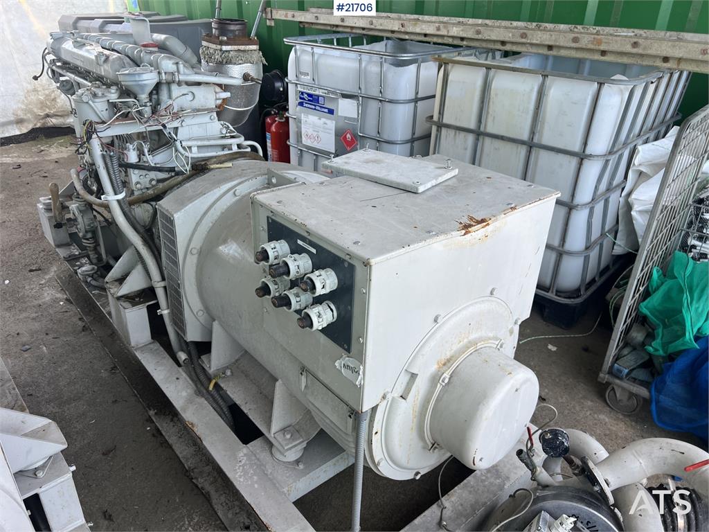Man-stamford diesel generator w/ low hours 1985 21706 Man-stamford diesel generator w/ low hours 1985 1 Generators image 8