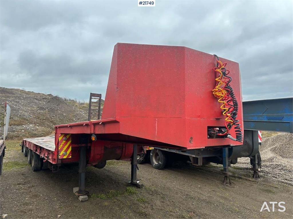 Damm 3SD335 3 axle machine trolley 1987 21749 Damm 3SD335 3 axle machine trolley 1987 1 Lowloader trailers image 8