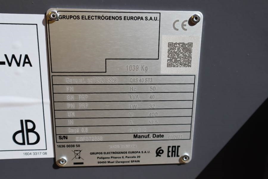 Atlas Copco QAS 40 ST3 Valid inspection, *Guarantee! Diesel, 4 2023 ATLAS COPCO - QAS 40 ST3 - 61587 QAS 40 ST3 Valid insp...