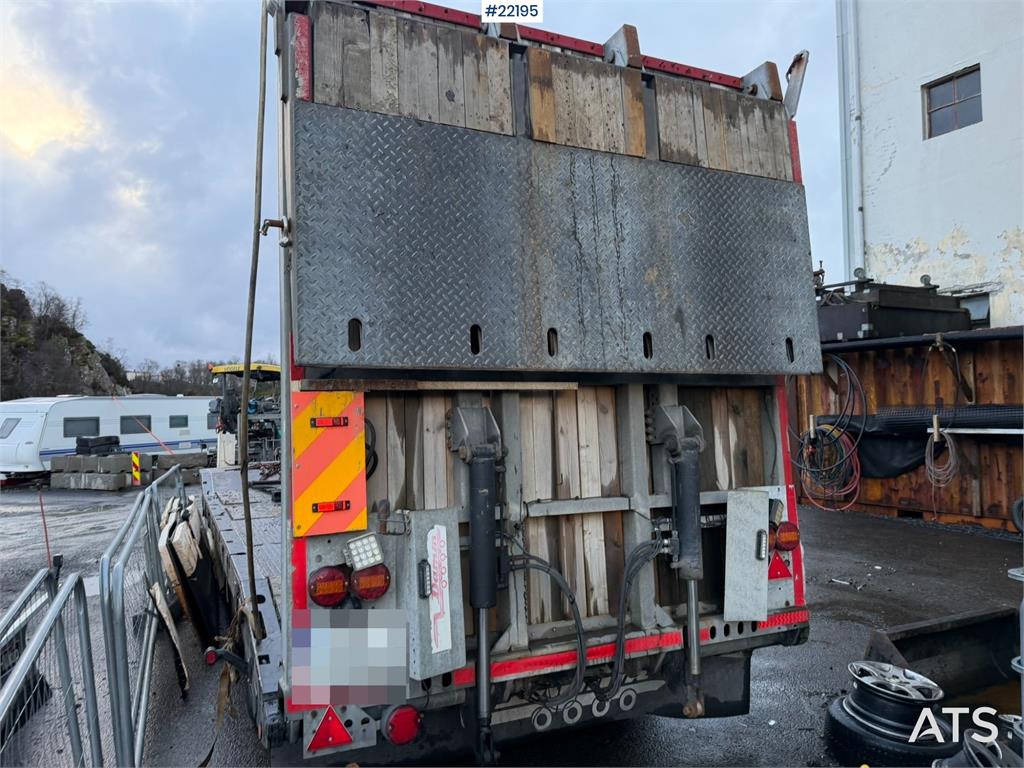 Damm SL-28M 3-axle machinery trailer with hydraulic dri 2013 22195 Damm SL-28M 3-axle machinery trailer with hydraulic dri...